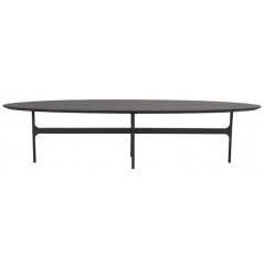 RO Colton Coffee Table Oval Black